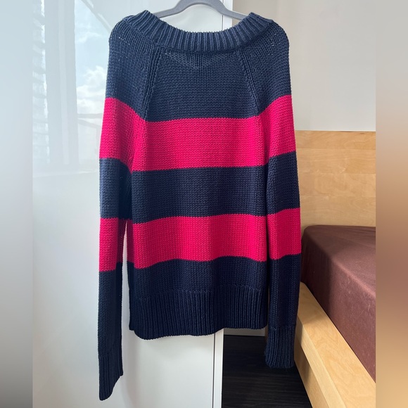 GAP Pink/Navy Striped Sweater - XS - Picture 2 of 2